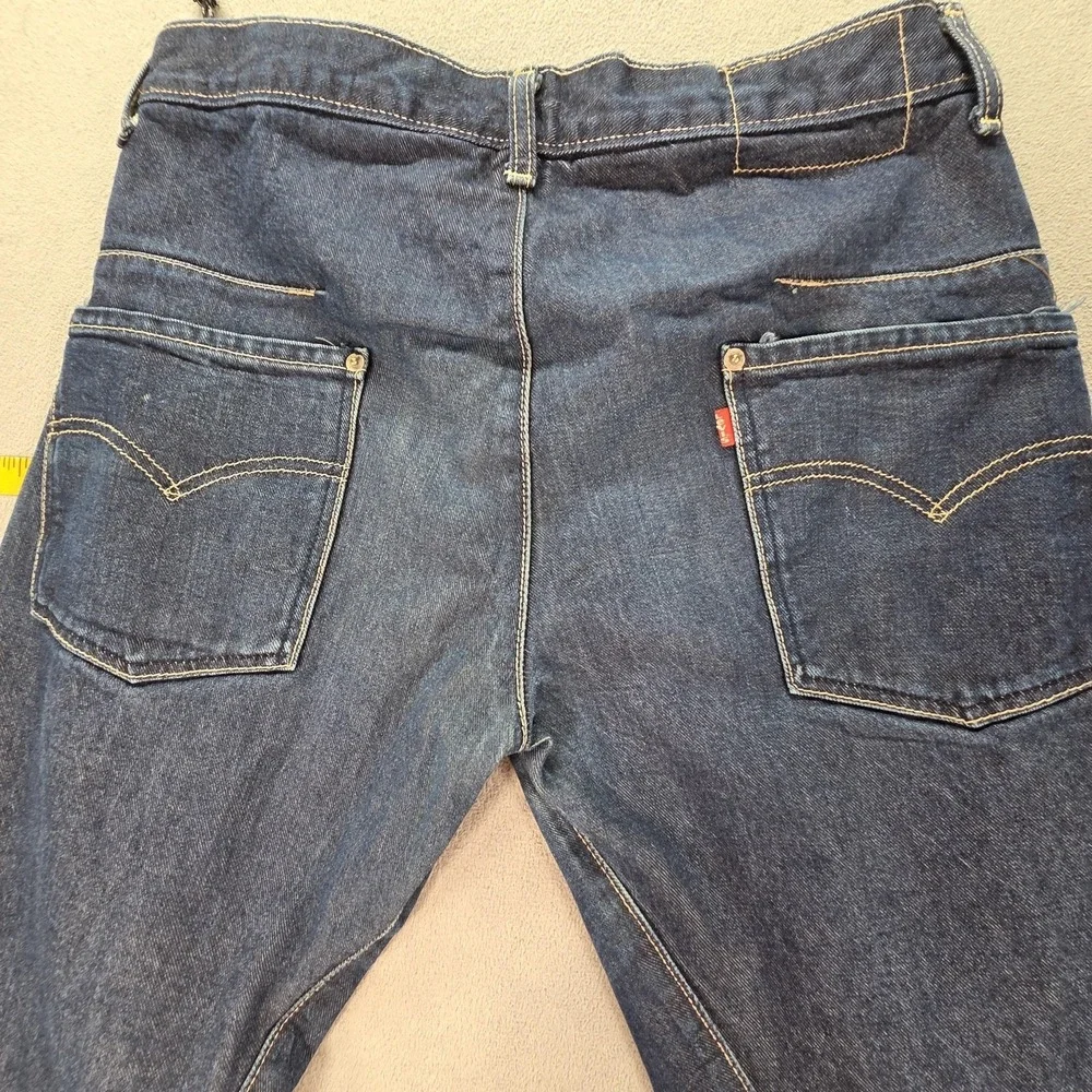 VTG Levis‎ Engineered Jeans Mens Blue Dark Wash Relaxed Twisted Fits 31x28